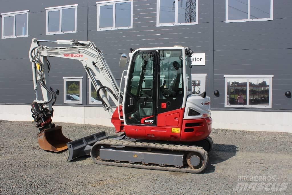 Takeuchi TB 260 Miniekskavaatorid < 7 t