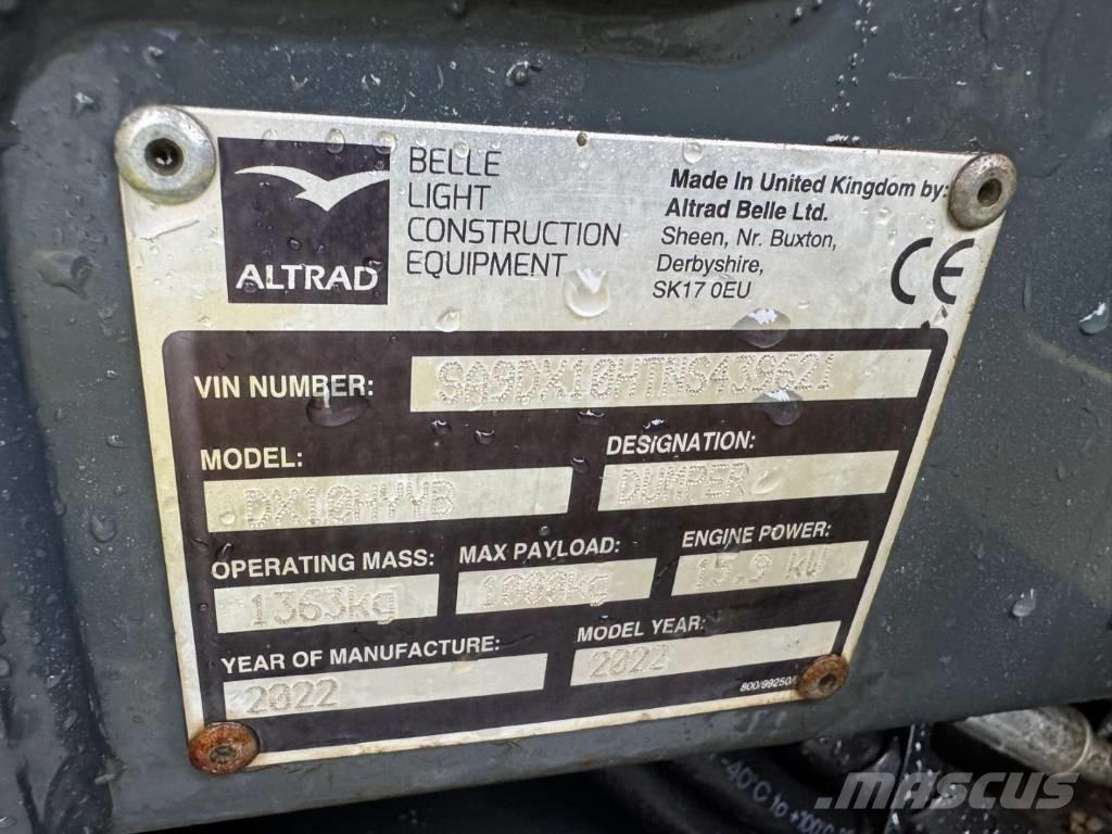 Altrad Belle DX1000 Väikekallurid