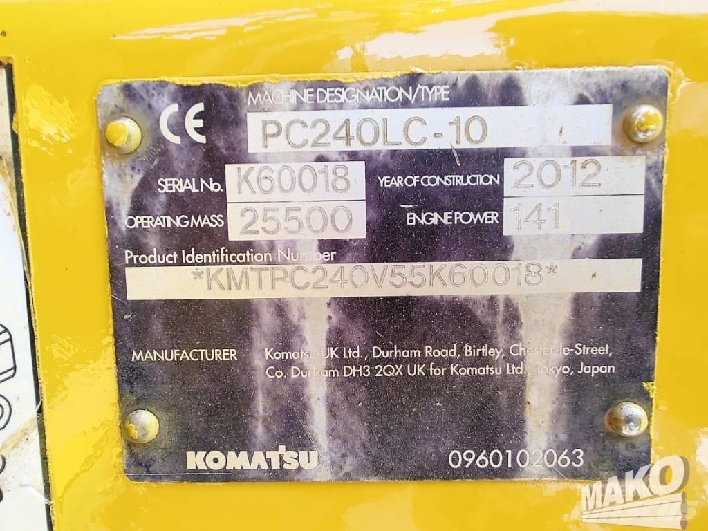 Komatsu PC 240 Roomikekskavaatorid