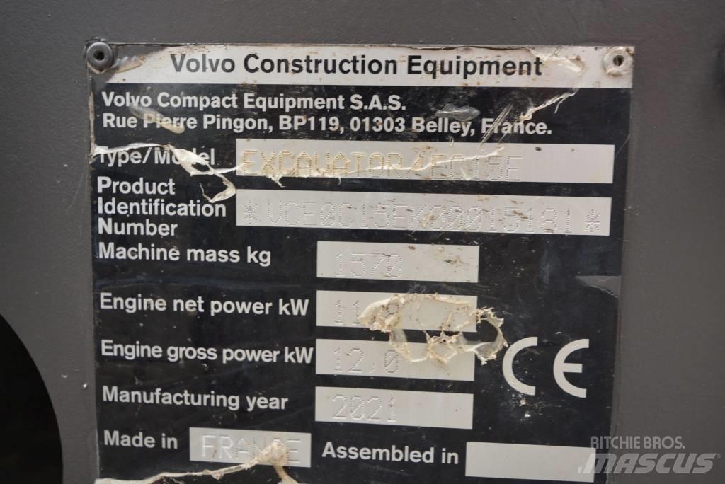 Volvo EC 15 E Miniekskavaatorid < 7 t