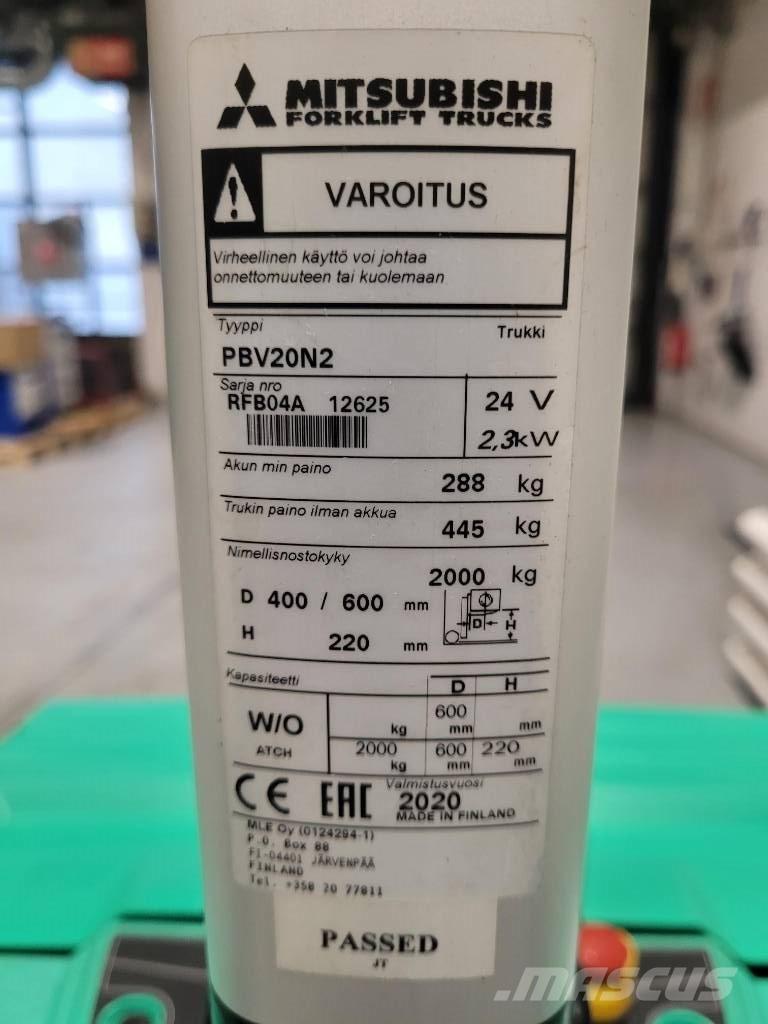 Mitsubishi PBV 20 N2 Platvormiga alusesiirdaja