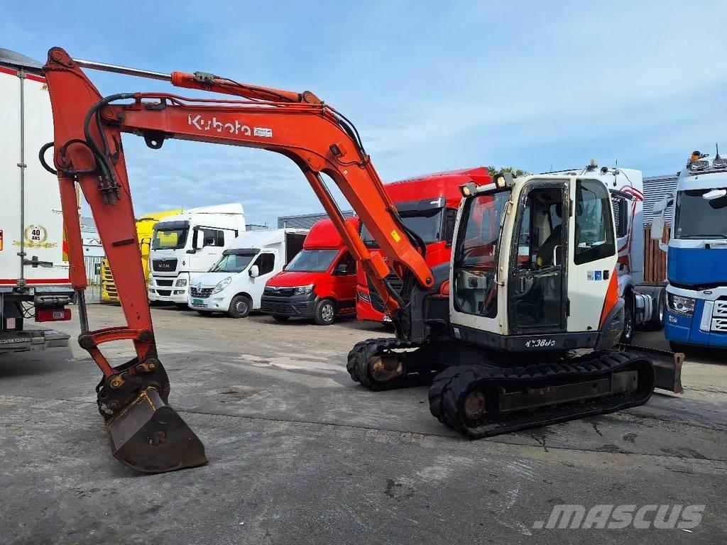 Kubota KX080 Väikeekskavaatorid 7t-12t