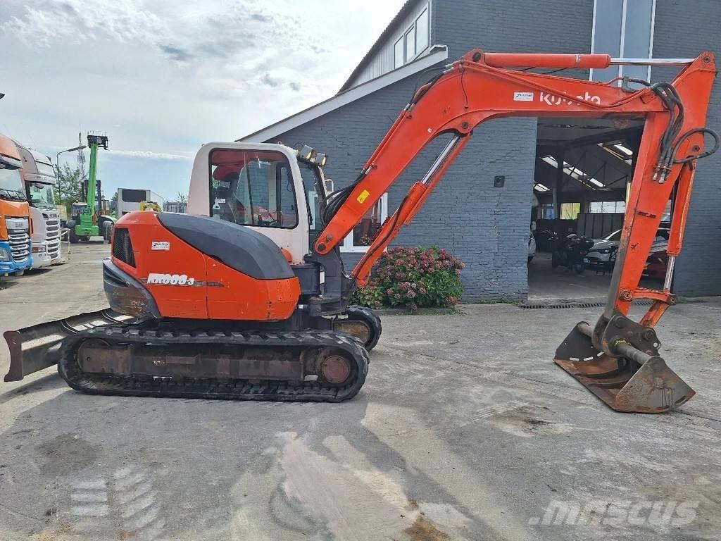 Kubota KX080 Väikeekskavaatorid 7t-12t