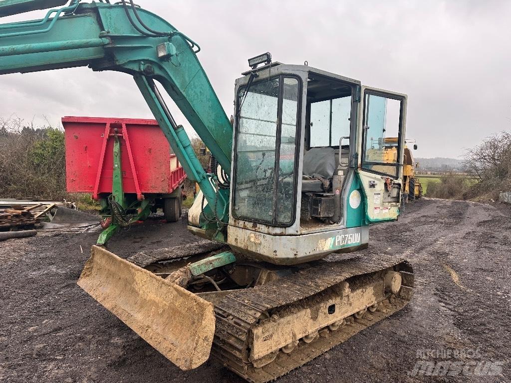 Komatsu PC 75 UU-1 Miniekskavaatorid < 7 t