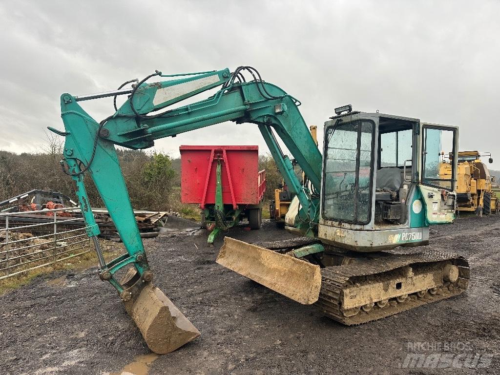 Komatsu PC 75 UU-1 Miniekskavaatorid < 7 t