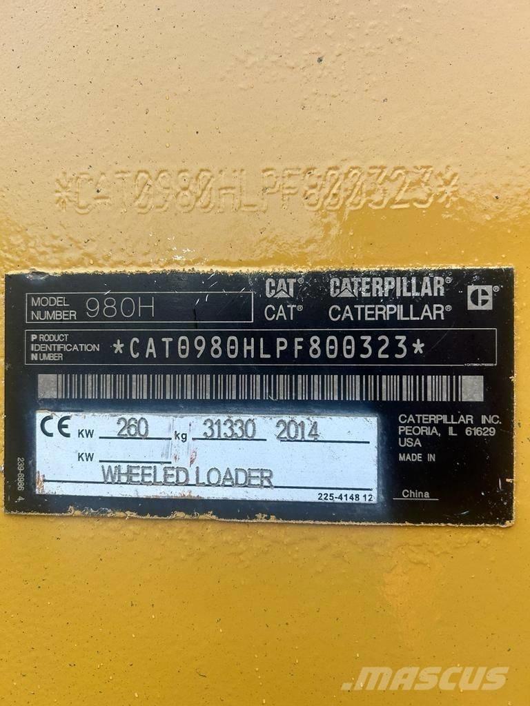 CAT 980H Rataslaadurid