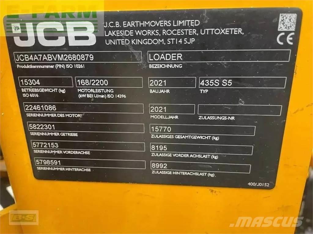 JCB 435s s5 Miniekskavaatorid < 7 t