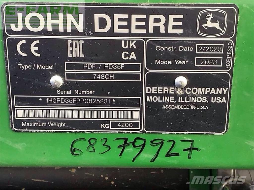 John Deere s 780 Teraviljakombainid