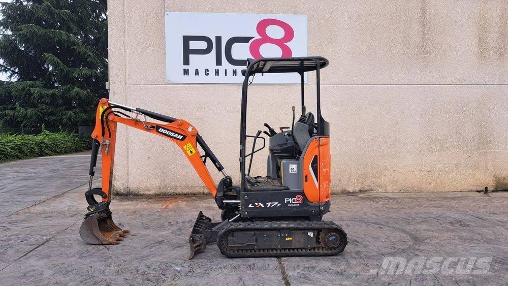 Doosan DX 17 Miniekskavaatorid < 7 t