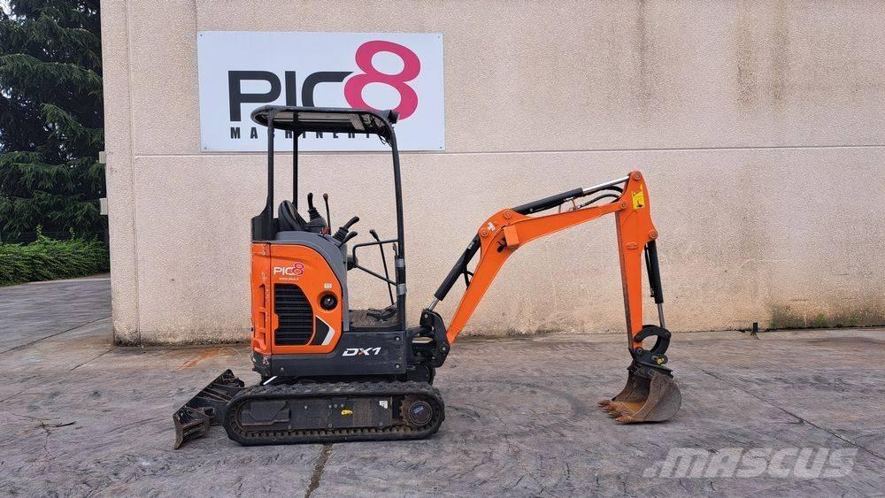 Doosan DX 17 Miniekskavaatorid < 7 t