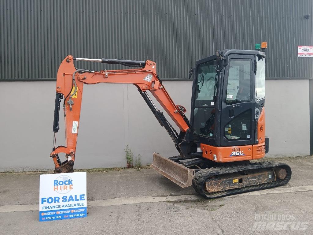Hitachi ZX 26 U-6 Miniekskavaatorid < 7 t