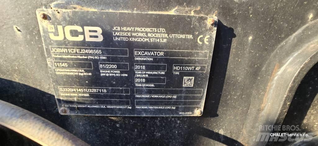 JCB 110 W Hydradig Ratasekskavaatorid