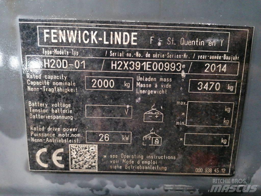 Linde H20D-01 Diiseltõstukid