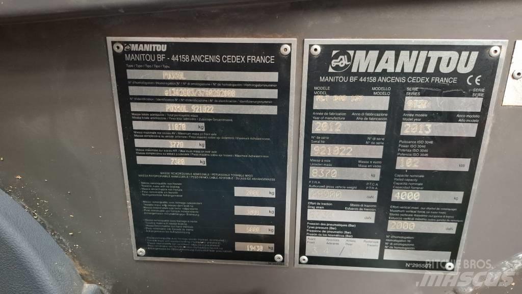Manitou MLT 840-137 Teleskooplaadurid