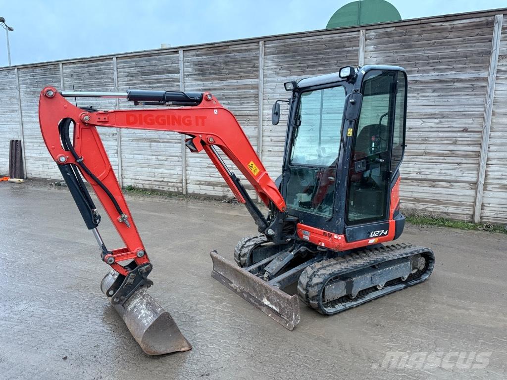 Kubota U 27-4 Miniekskavaatorid < 7 t