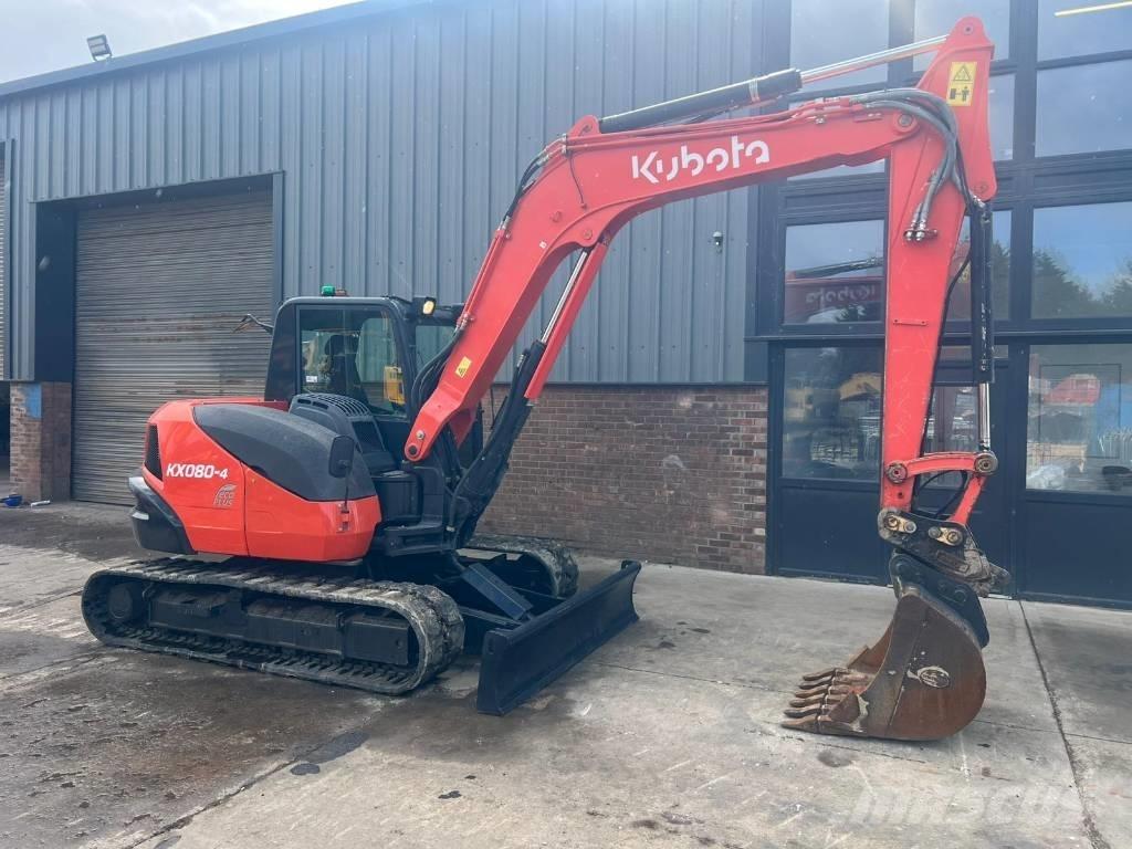 Kubota KX 080-4 Miniekskavaatorid < 7 t