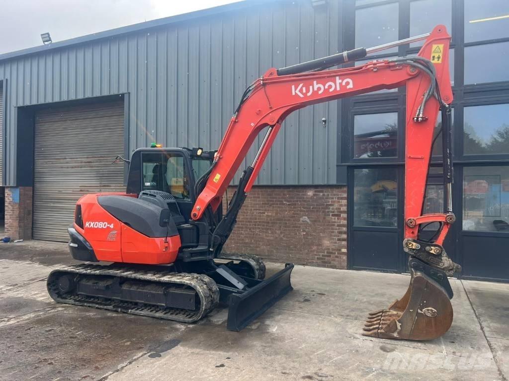 Kubota KX 080-4 Miniekskavaatorid < 7 t