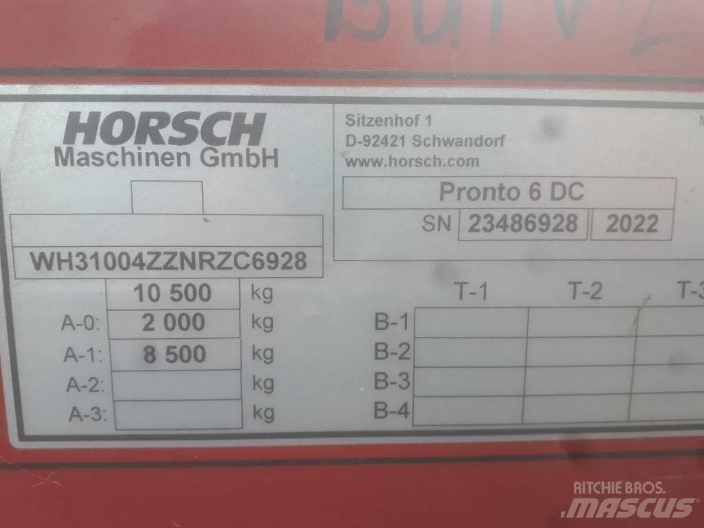 Horsch Pronto 6 DC Külvikud