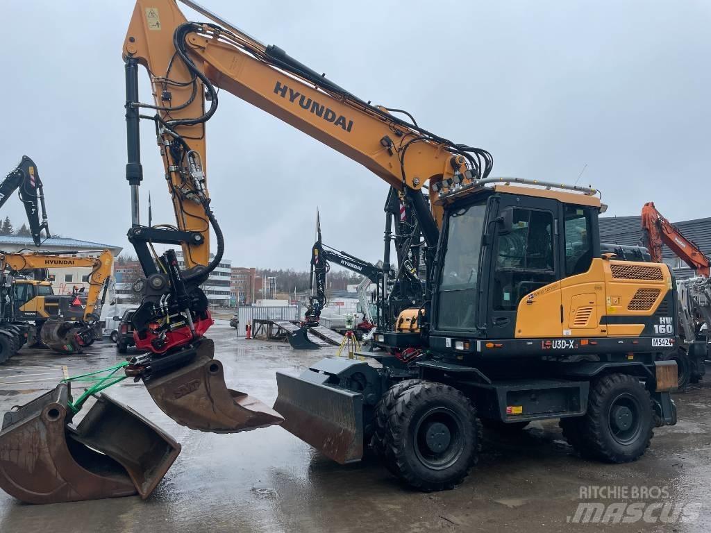 Hyundai HW160 Ratasekskavaatorid