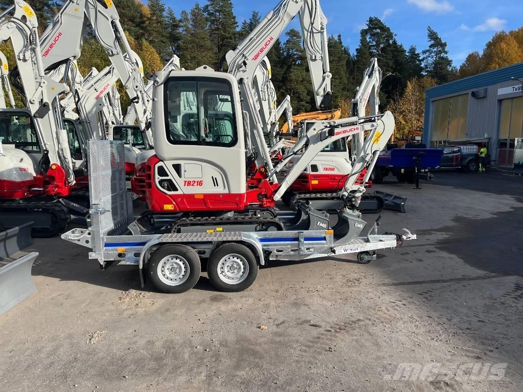 Takeuchi TB 216A Miniekskavaatorid < 7 t
