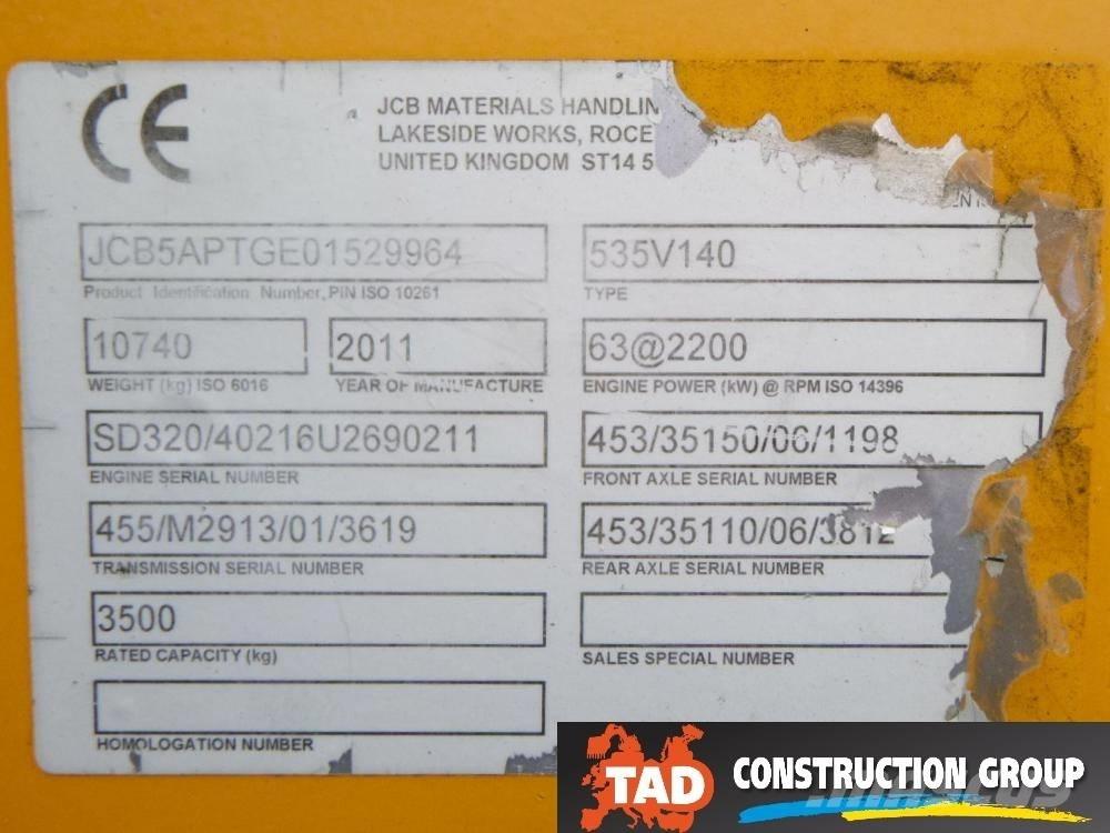 JCB 535-140 Hiviz Teleskooplaadurid