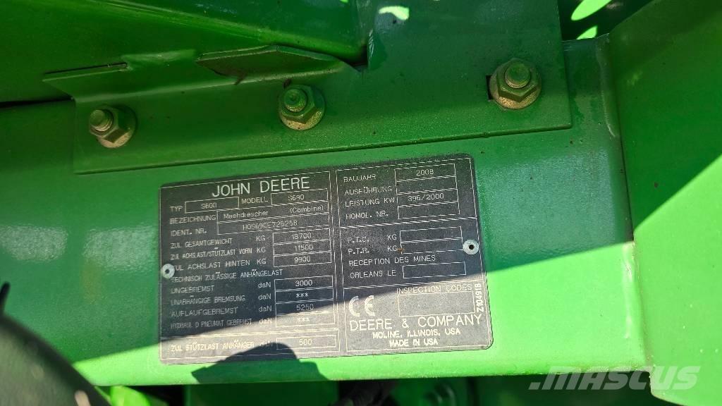 John Deere S 690 i Teraviljakombainid