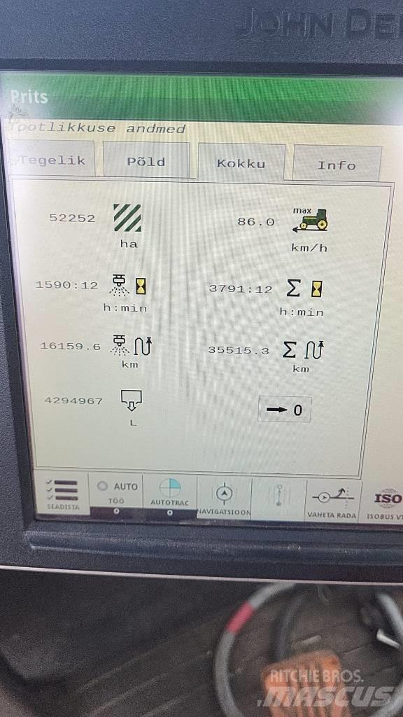 John Deere 962 i Haagispritsid