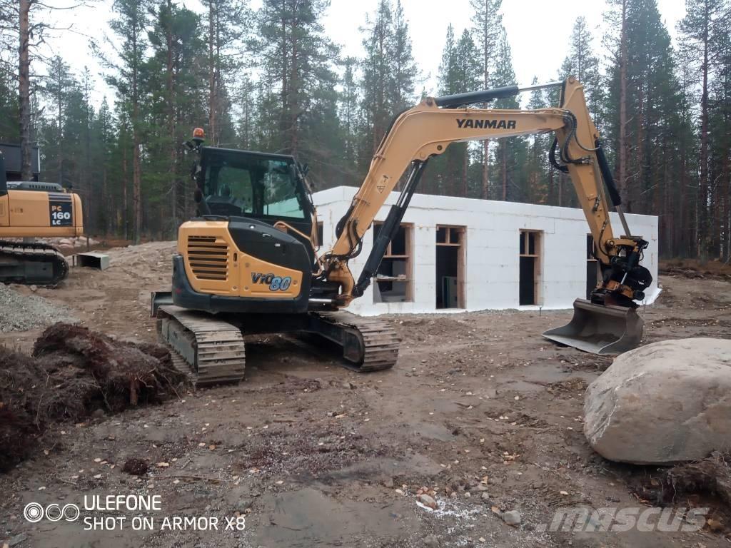Yanmar Vio 80-1A Väikeekskavaatorid 7t-12t