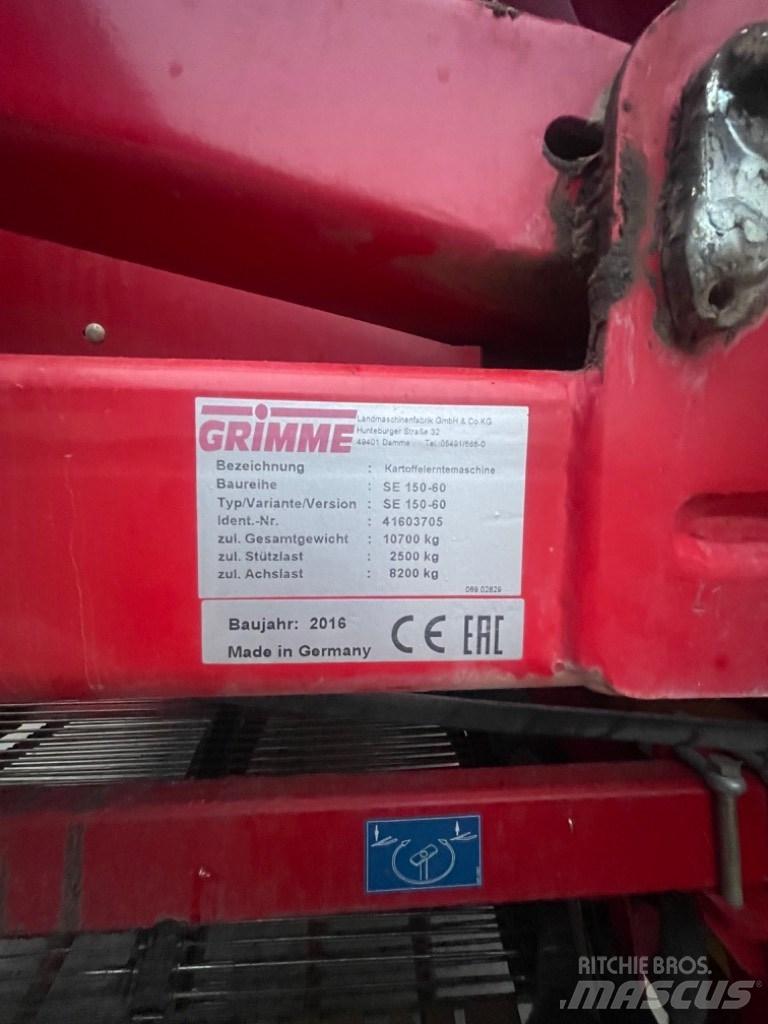 Grimme SE 150-60 Kartulikombainid ja kaevajad