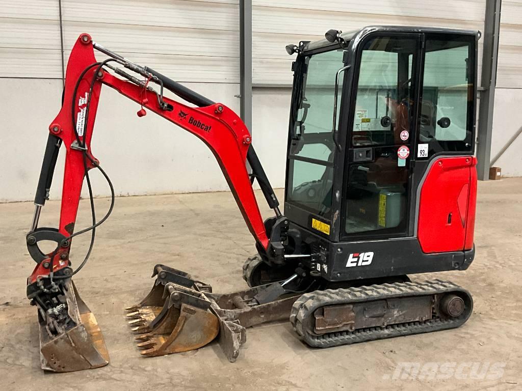 Bobcat E 19 Miniekskavaatorid < 7 t