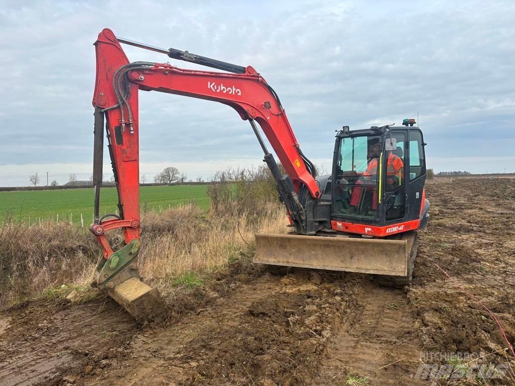 Kubota KX 80-4 Väikeekskavaatorid 7t-12t