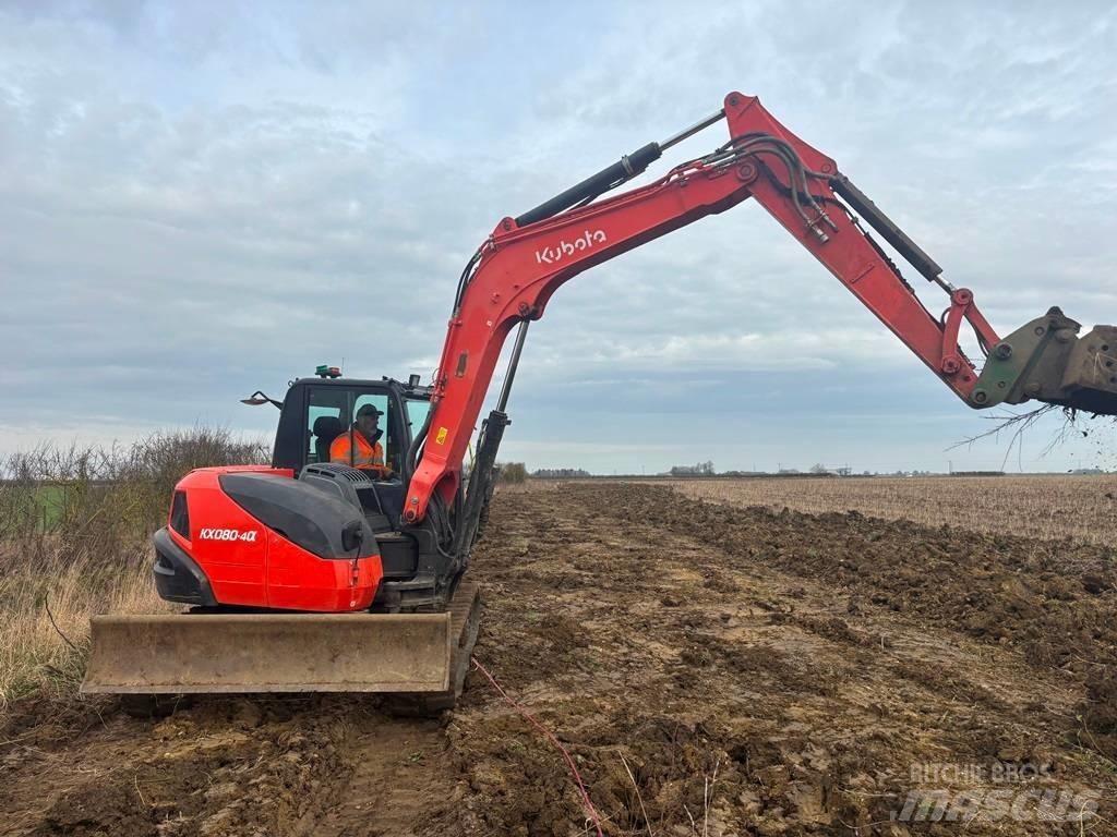 Kubota KX 80-4 Väikeekskavaatorid 7t-12t