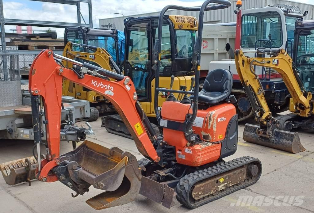 Kubota U 10-3 Miniekskavaatorid < 7 t