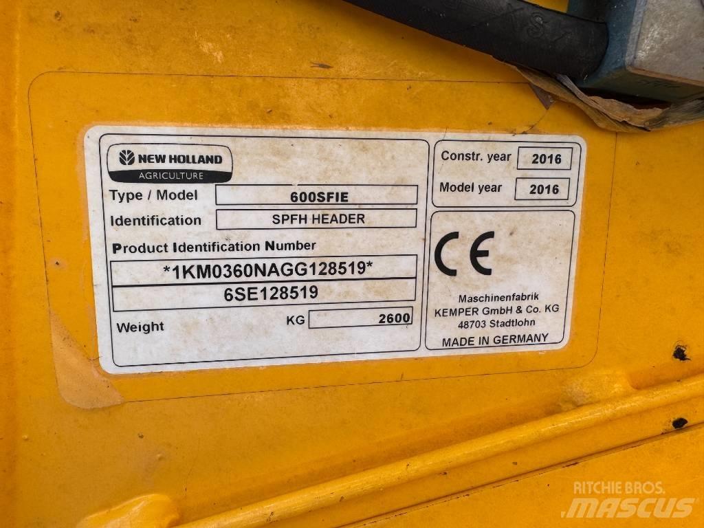 Kemper 600 SFIE Kombainide heedrid
