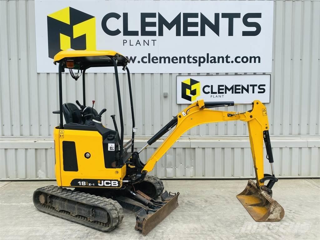 JCB 18Z-1 Miniekskavaatorid < 7 t