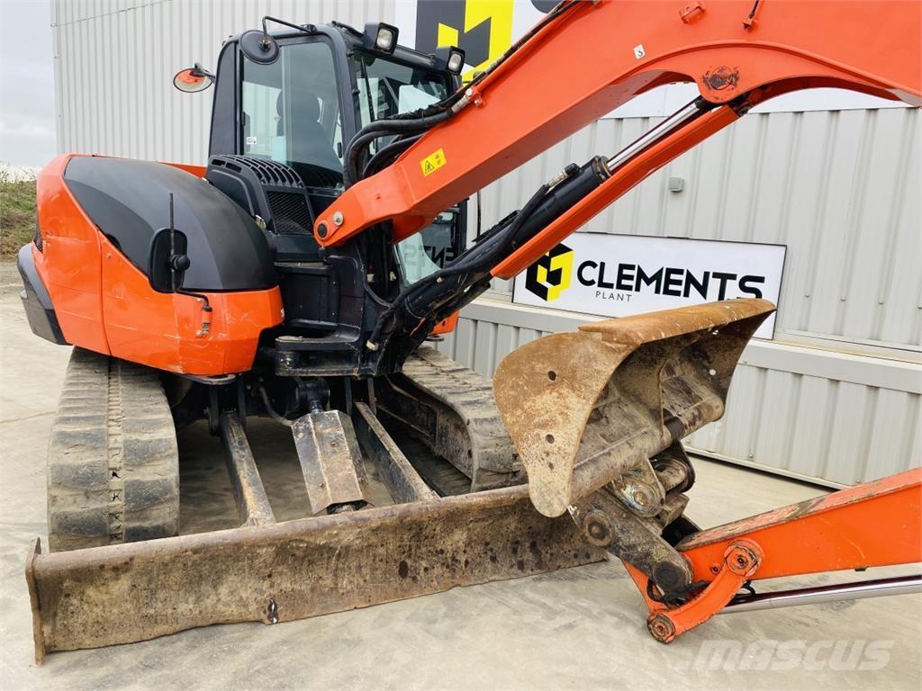 Kubota KX080-4a Väikeekskavaatorid 7t-12t