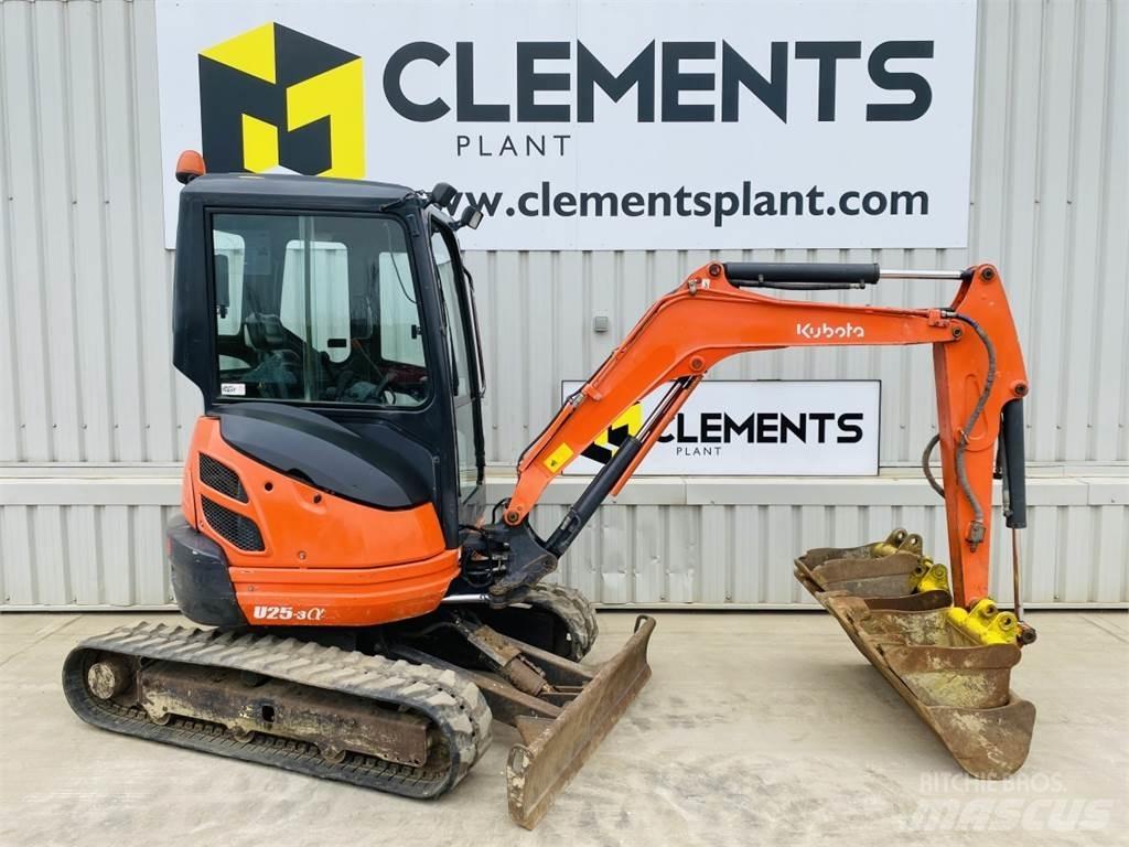 Kubota U25-3EU Miniekskavaatorid < 7 t