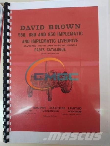 David Brown 850 Traktorid