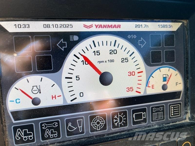 Yanmar SV120 Roomikekskavaatorid
