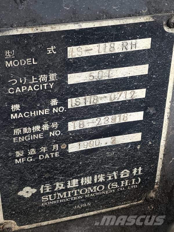Sumitomo LS-118RH Roomikkraanad