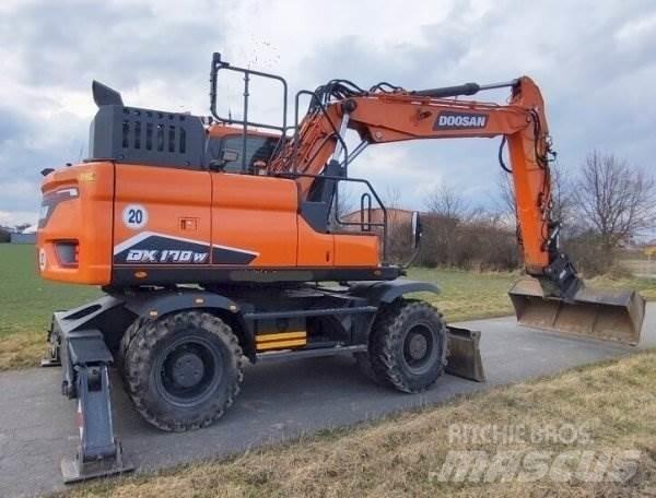 Doosan DX 170 W-7 Ratasekskavaatorid