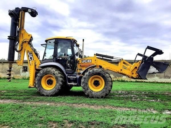 JCB 4CX +Piling Master Ekskavaatorlaadurid