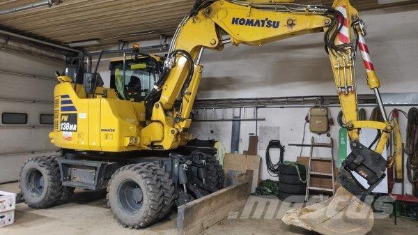 Komatsu PW 138 MR Ratasekskavaatorid