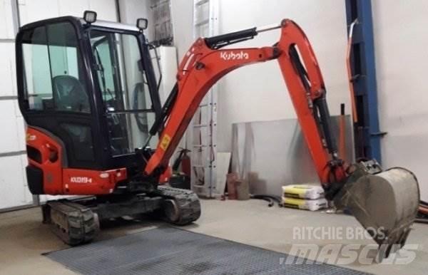 Kubota KX 019-4 Miniekskavaatorid < 7 t