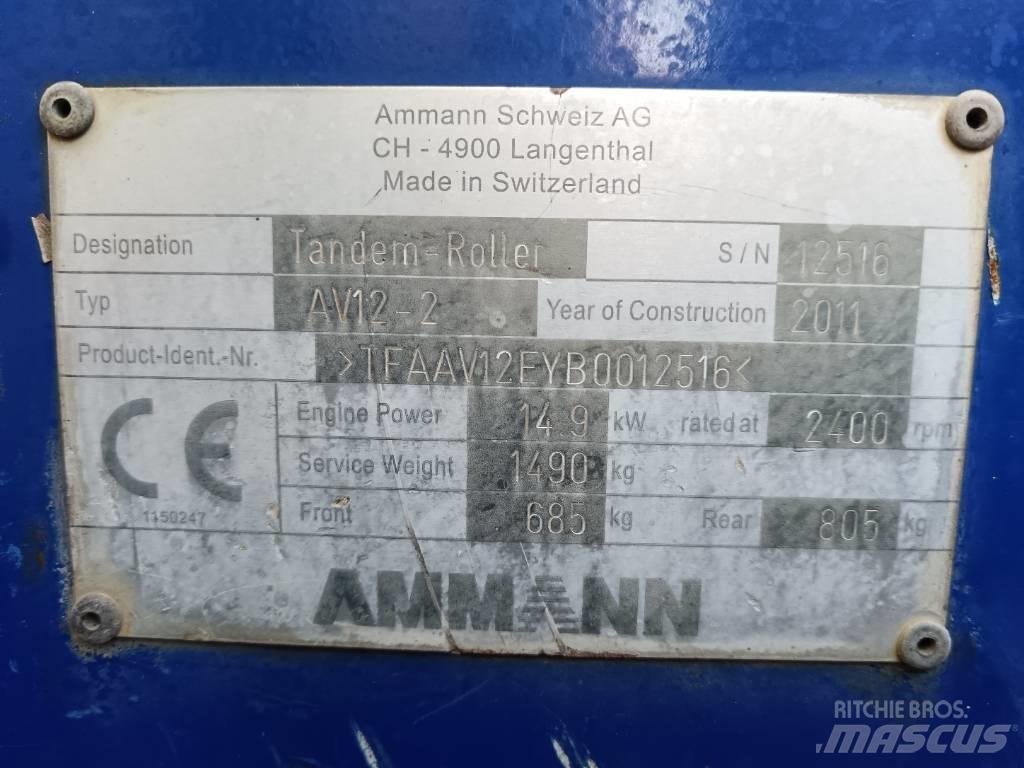Ammann AV 12-2 Tandemrullid