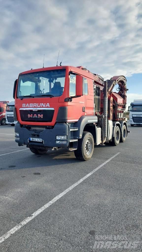 MAN TGS 26.540 6X6 Puiduhakkurid