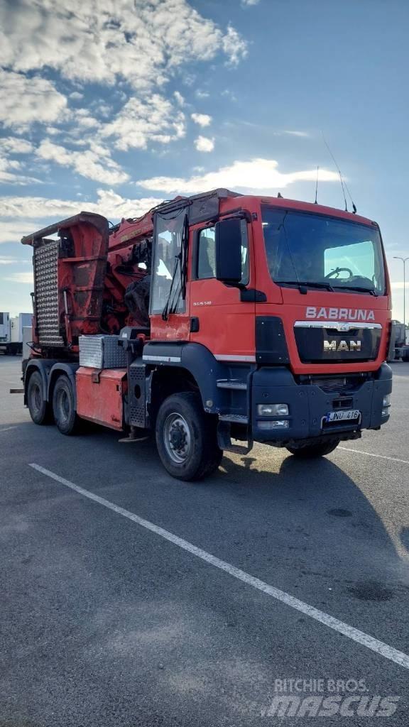 MAN TGS 26.540 6X6 Puiduhakkurid