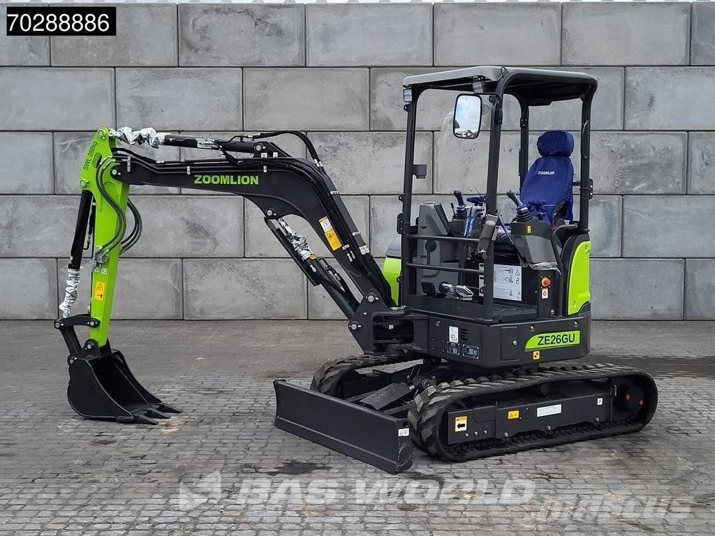 Zoomlion ZE26 GU Miniekskavaatorid < 7 t