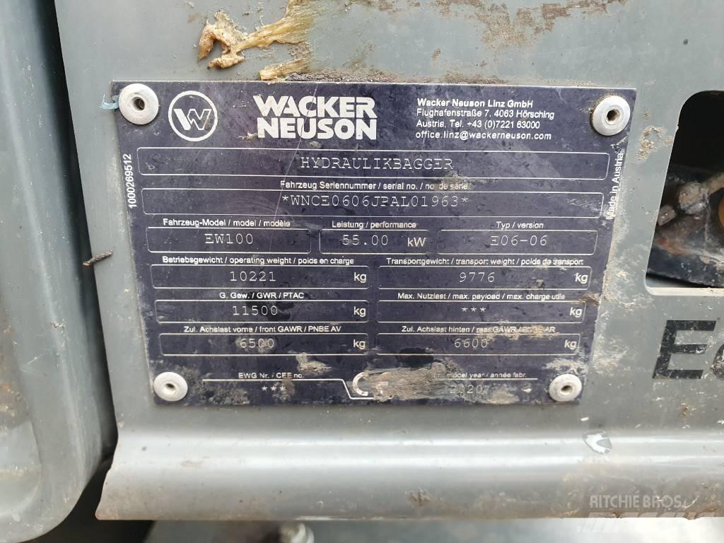 Wacker Neuson EW100 Ratasekskavaatorid