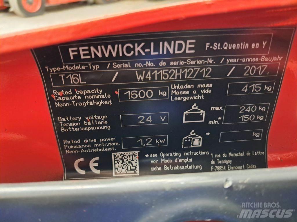 Linde T16L Elektriline alusesiirdaja